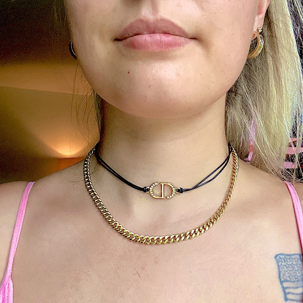 New‎ DIOR choker necklace